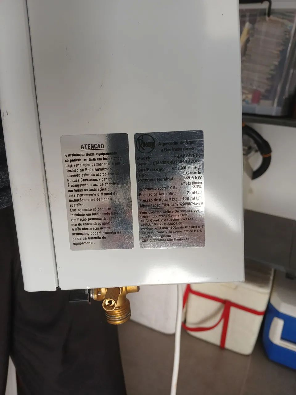 Aquecedor a Gás Rheen 30L Automático - Foto 3