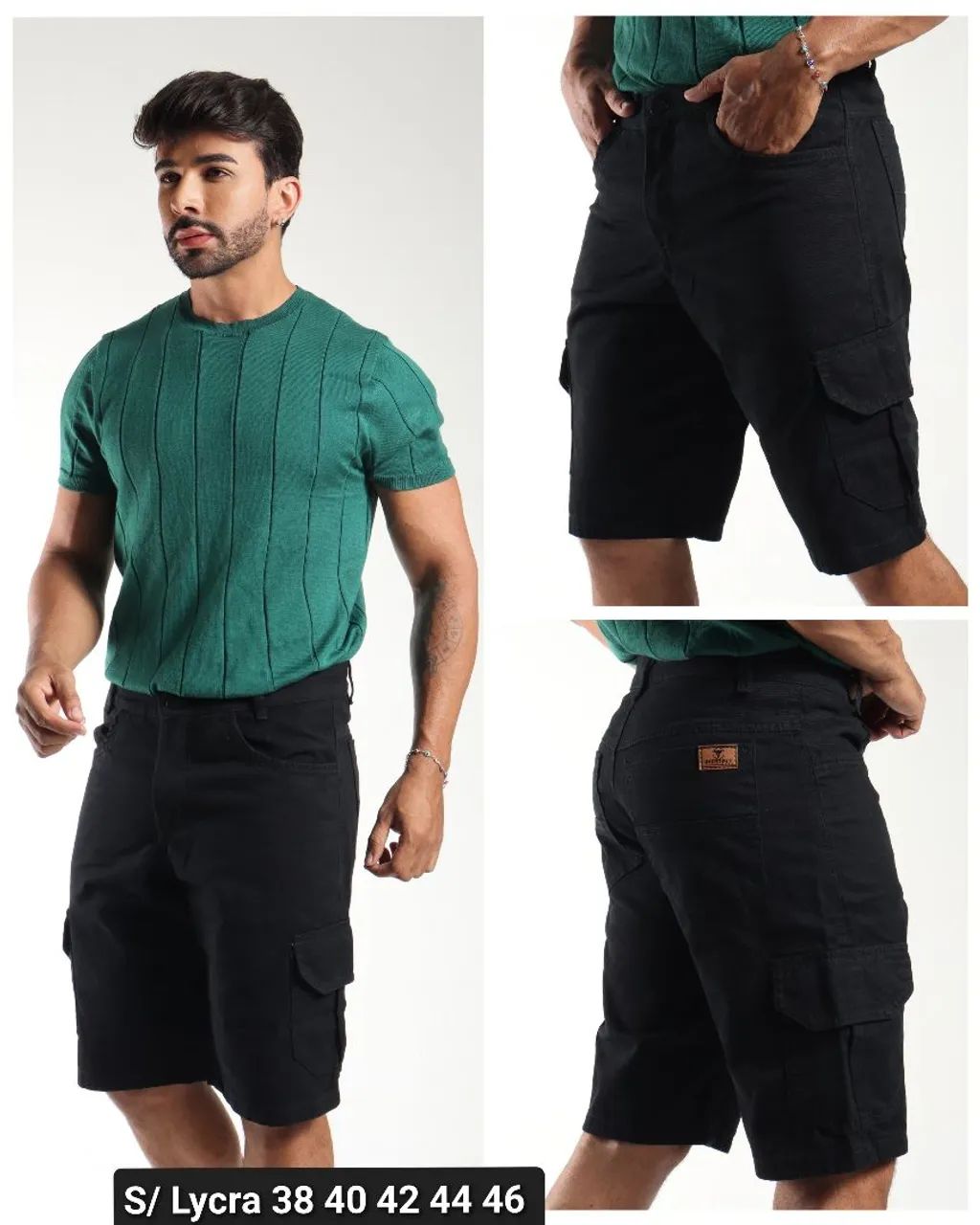 Bermudas Jens cargo masculino  - Foto 3