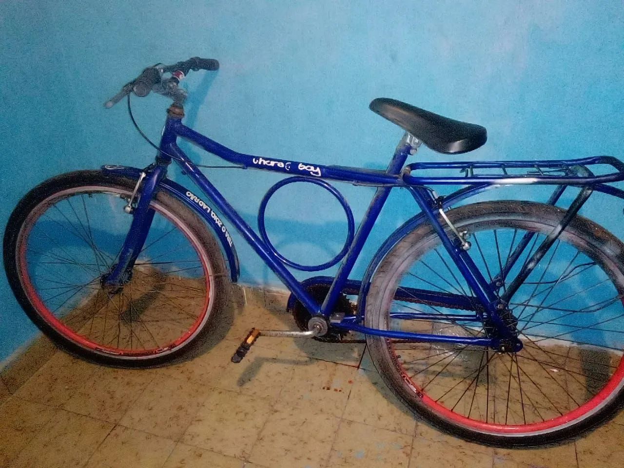 Bicicleta barra forte