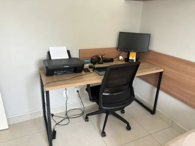 Mesa Escritório Home Office Em Madeira