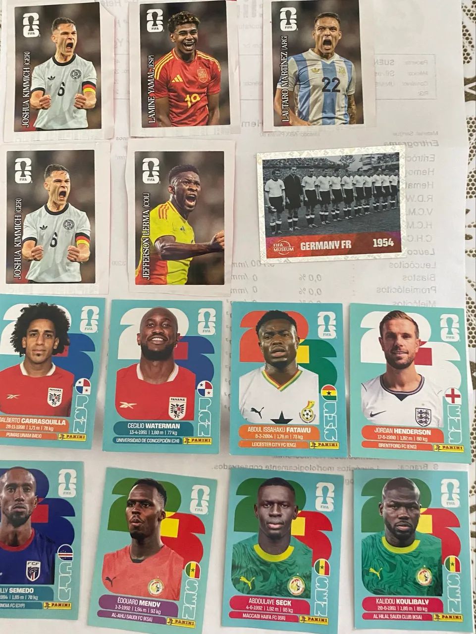 Figurinhas da Copa