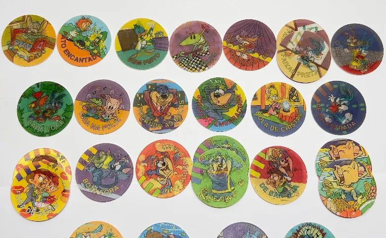 Lote Magic Tazos Tiny Toon Elma Chips (1997) - 33 Peças - Foto 3