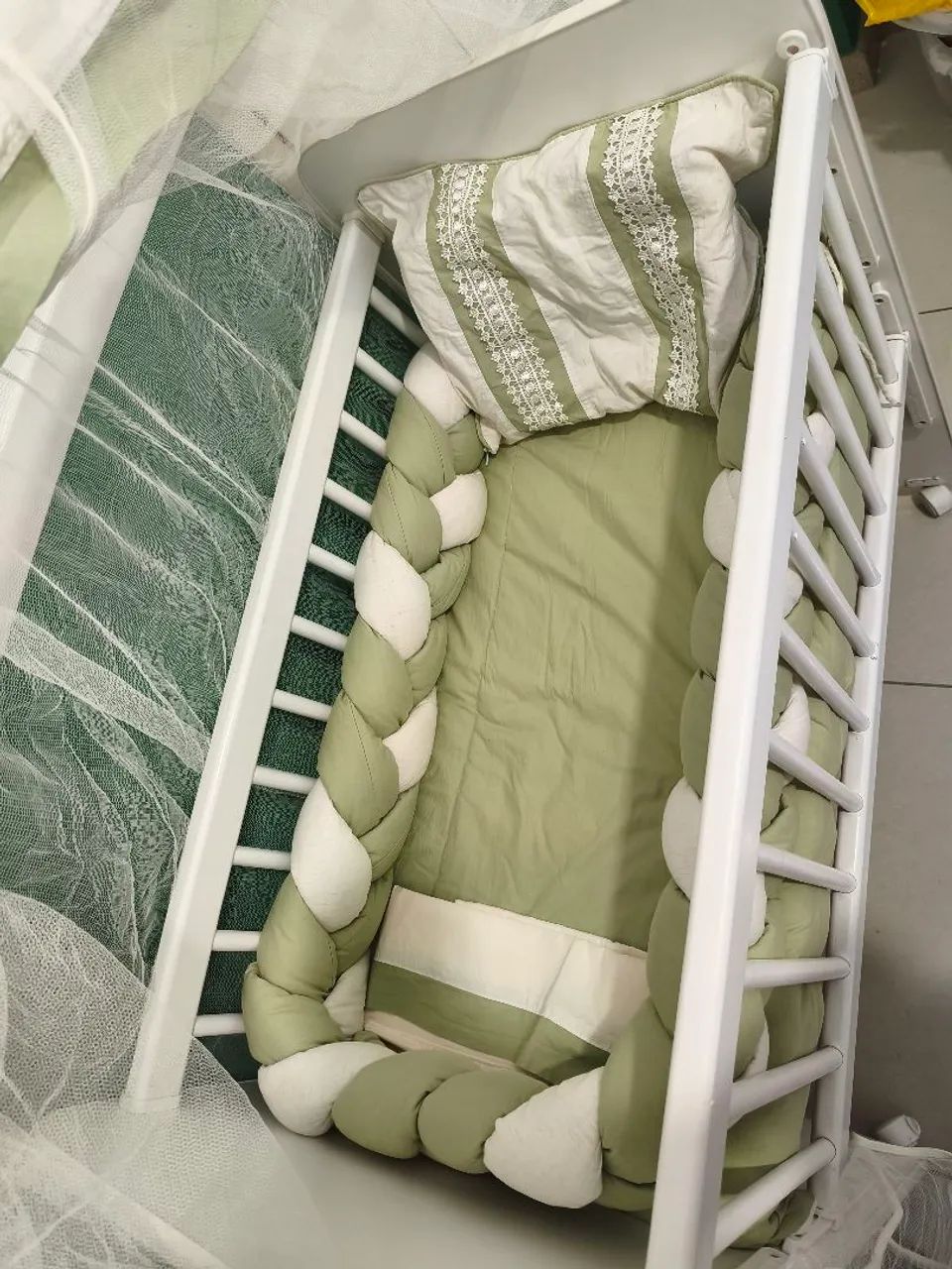 Mini berço completo em perfeito estado - Foto 4