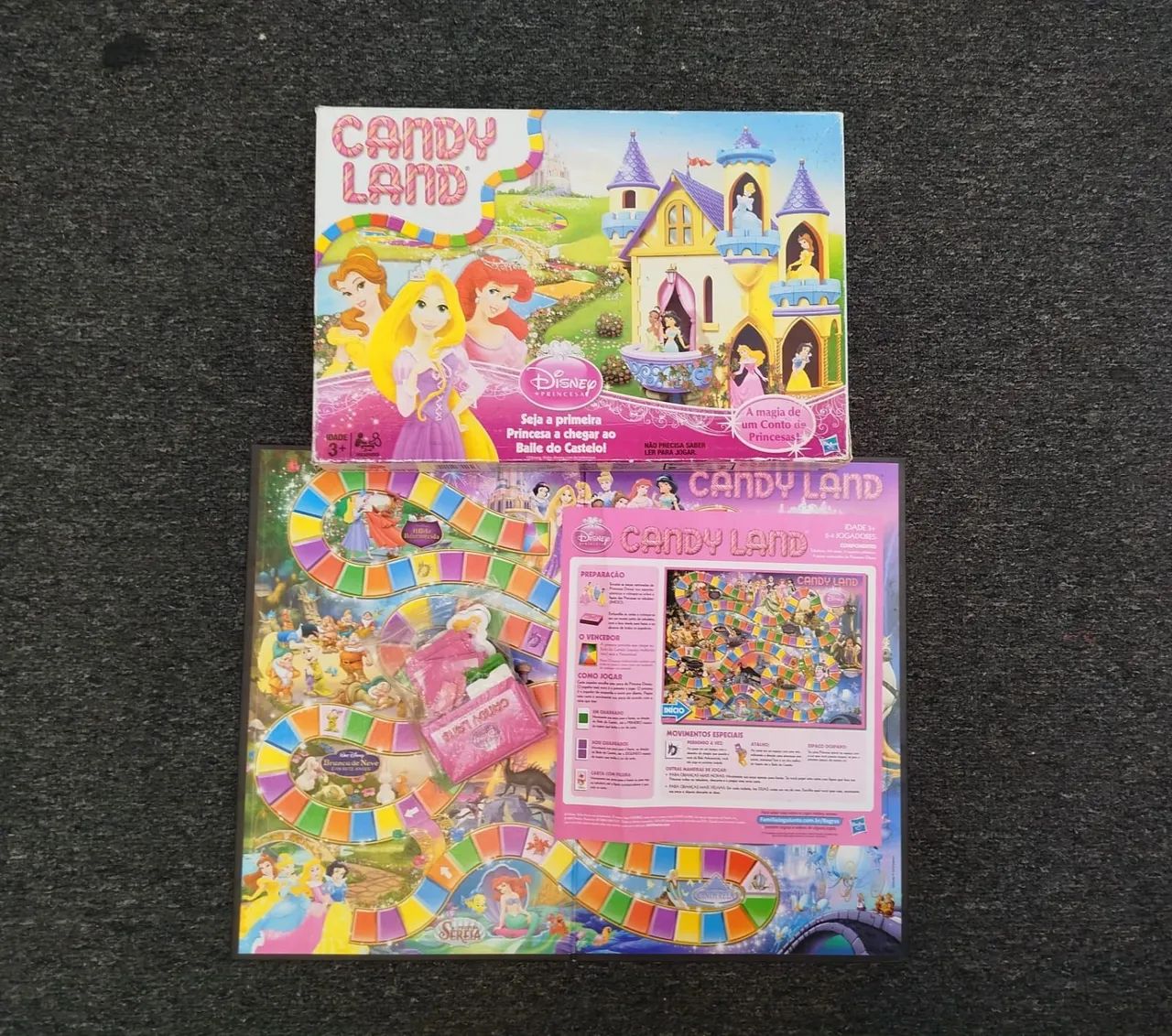 Jogo Candy Land Edição Princesas Disney  - Foto 2