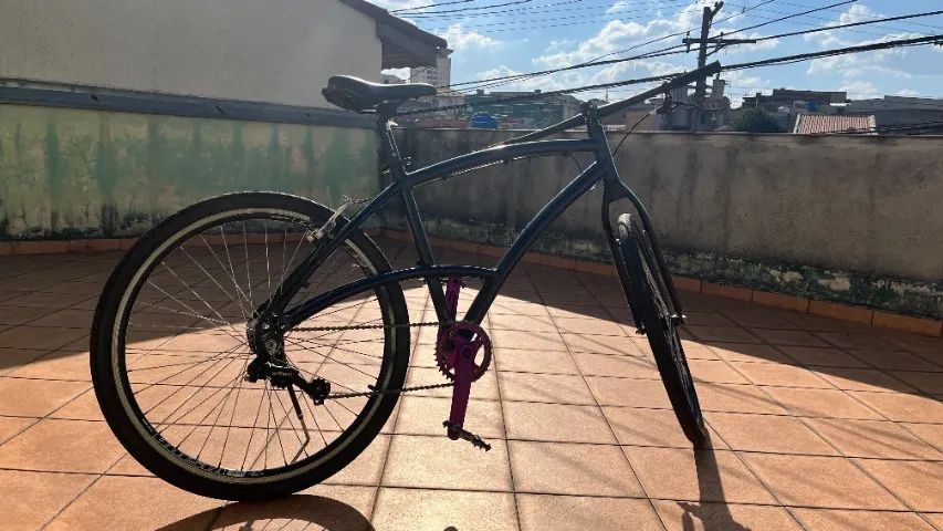 Bicicleta Preta - Cruise Beach Caiçara - Aro 26 - Foto 2