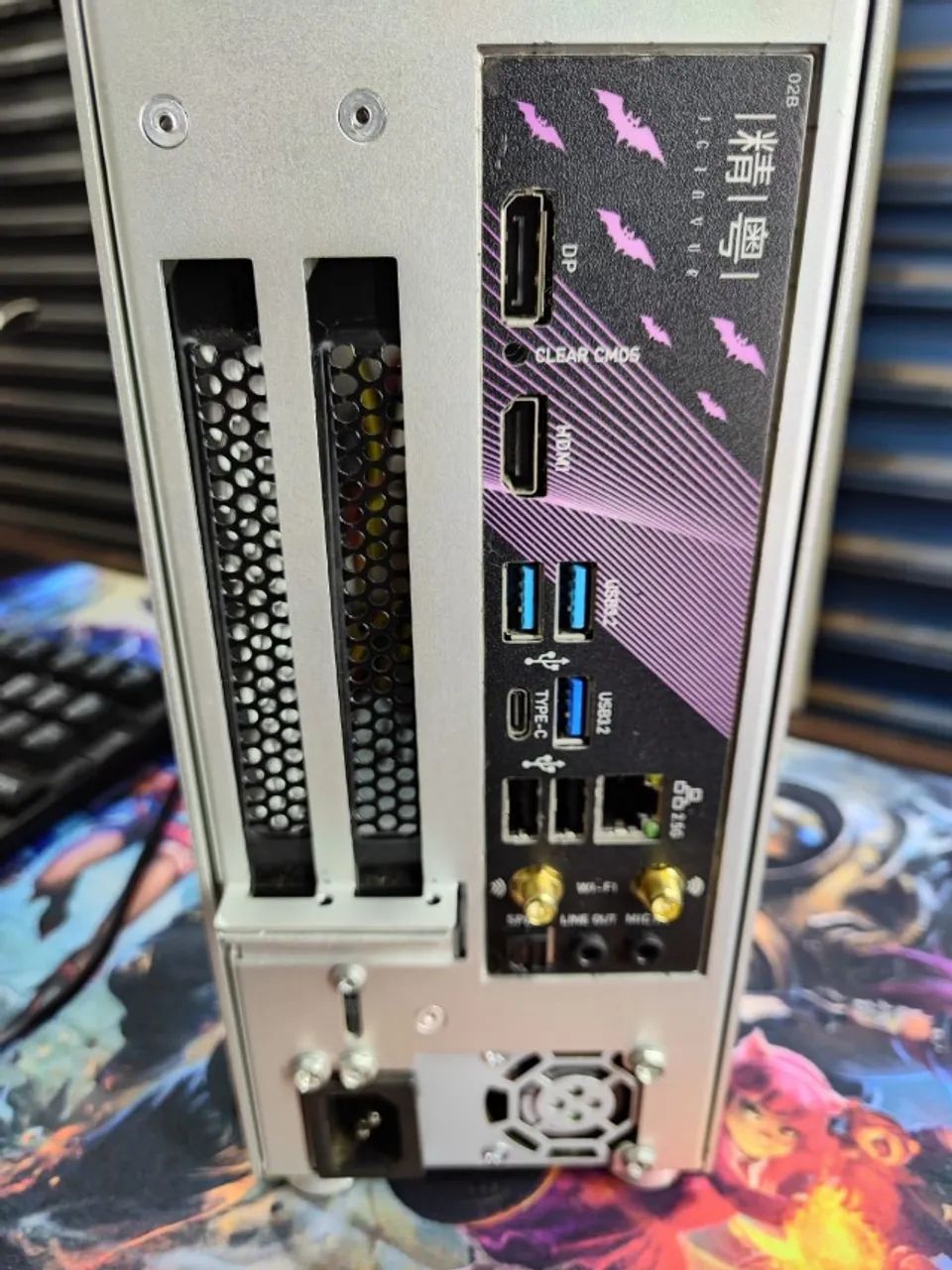 Placa-mãe B650i,am5, Ddr5, Mini Itx, Night Devil Preto top linha / Caixa / Acessórios - Foto 2