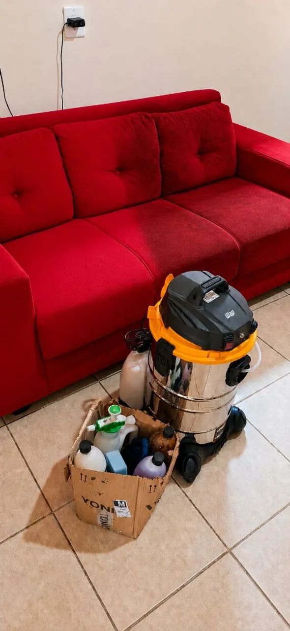 Limpeza e higienização de estofados 
