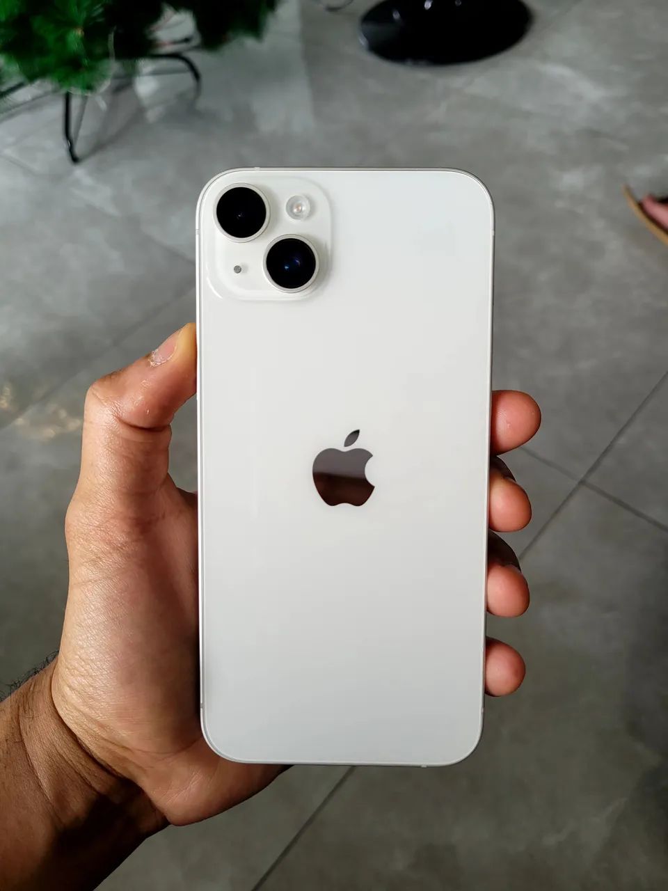 iPhone 14 Plus 128GB Branco Impecável - Sem Detalhes Face ID OK
