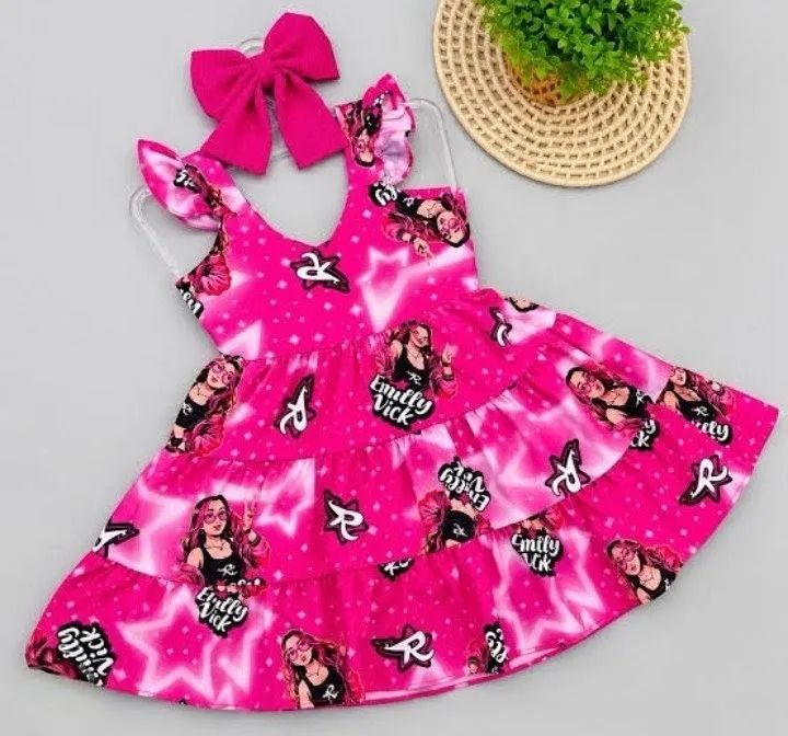 Vestido Dos Rosas Emilly Vick 