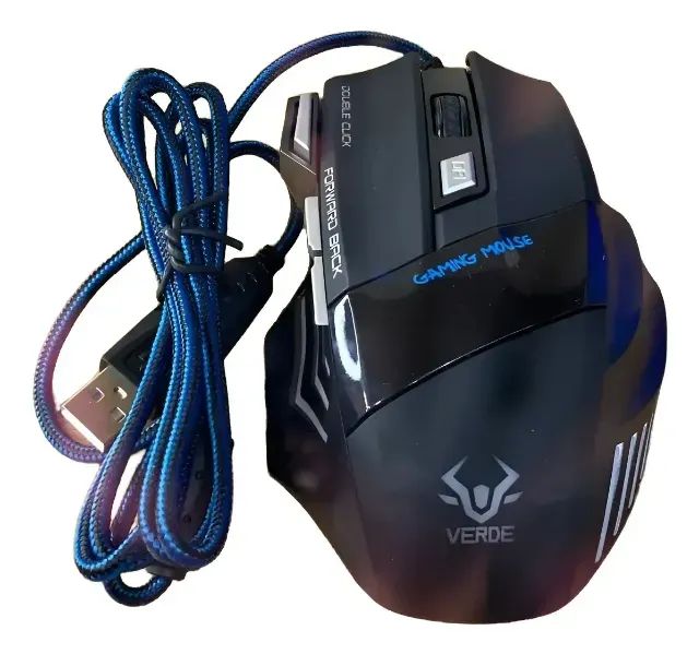 Mouse Gamer com Fio USB RGB 3200DPI X7 - Foto 2