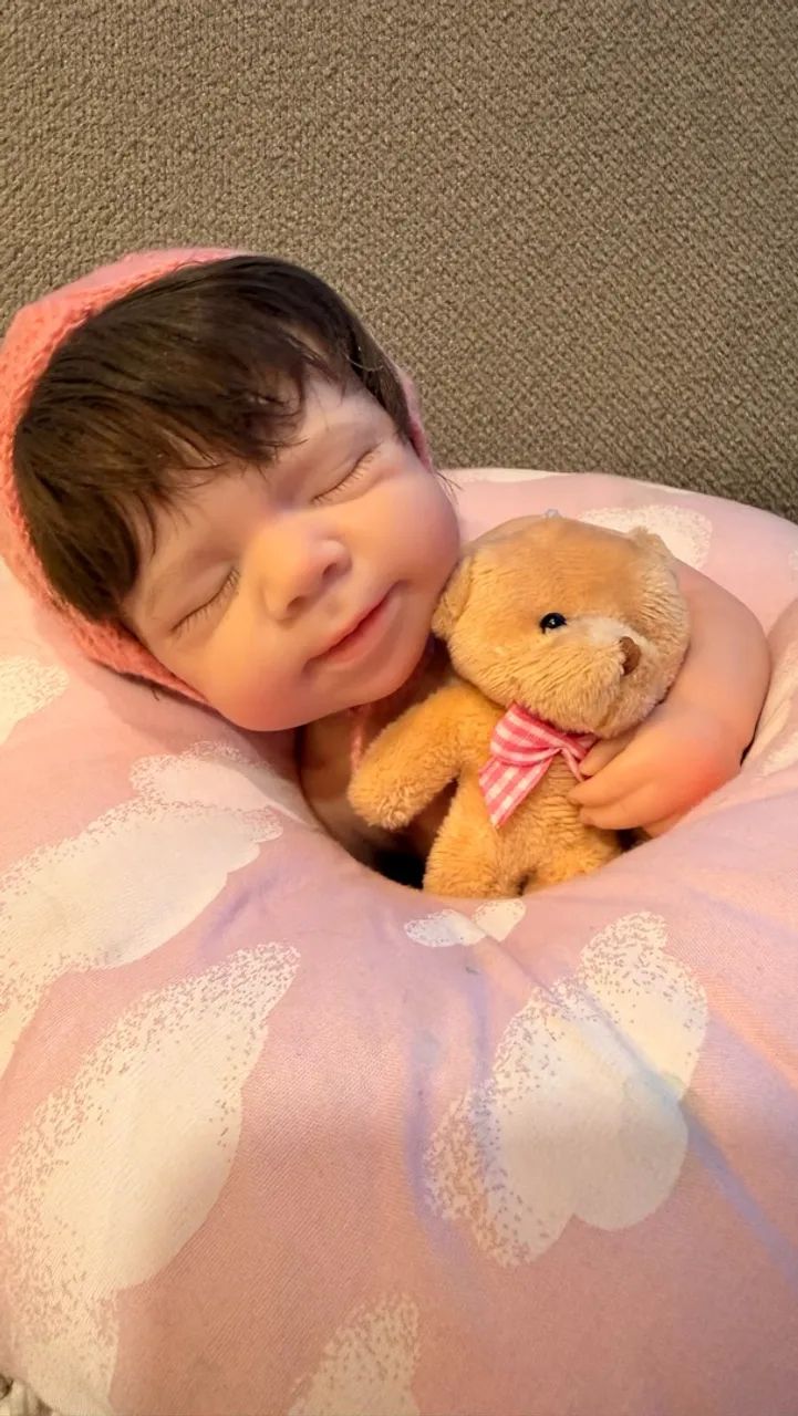 BEBÊ REBORN SILICONE SÓLIDO 