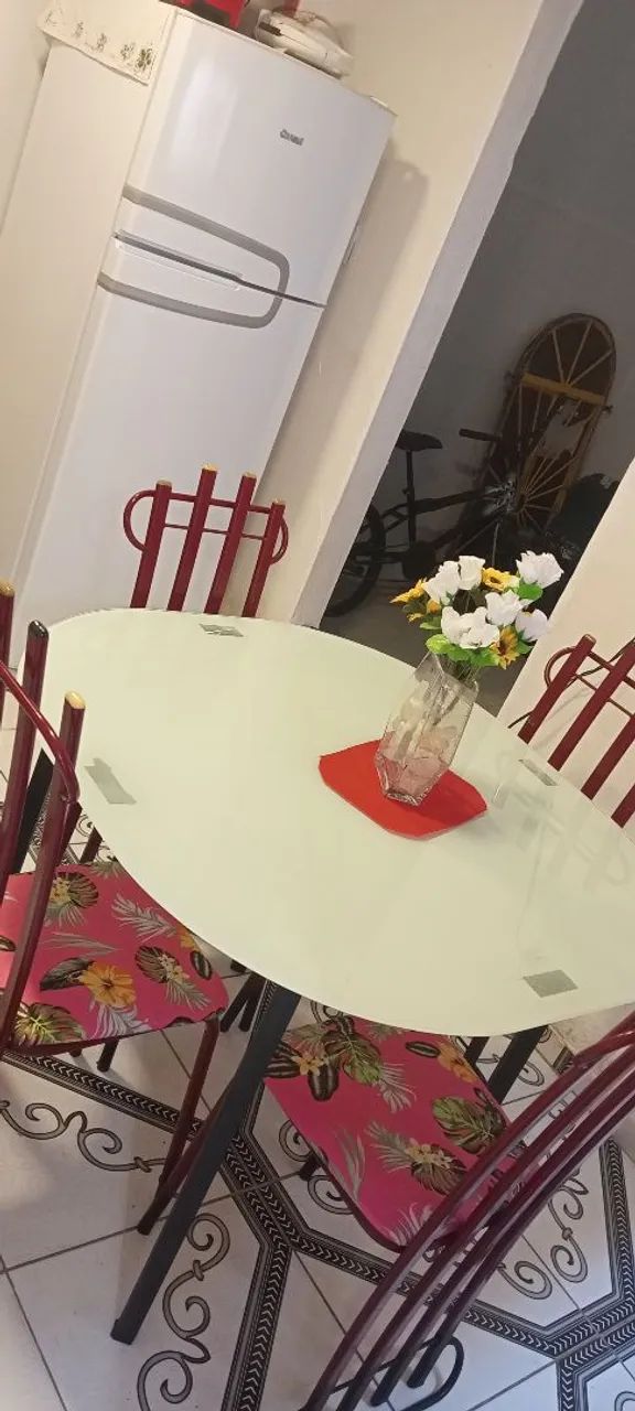 Mesa de jantar vidro grosso. - Foto 5
