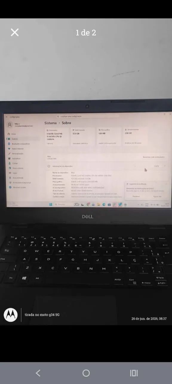Notebook Dell lalitude