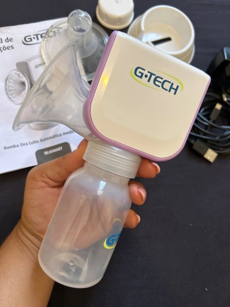 Bomba de tirar leite G-tech - Foto 3