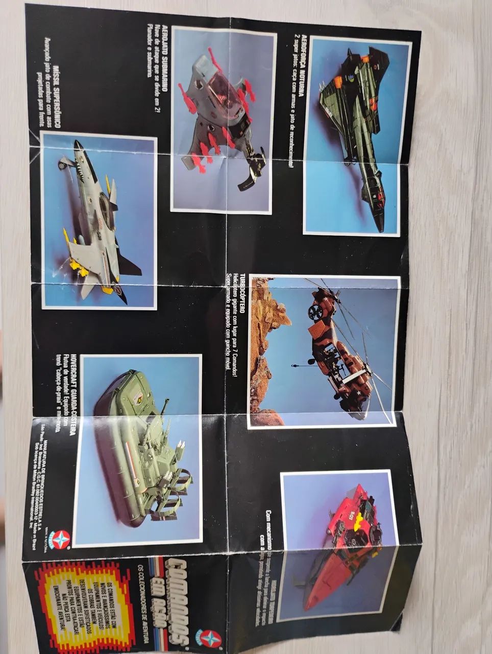 LOTE COM 02 FOLDERS COMANDOS EM AÇÃO ANOS 80  - Foto 4