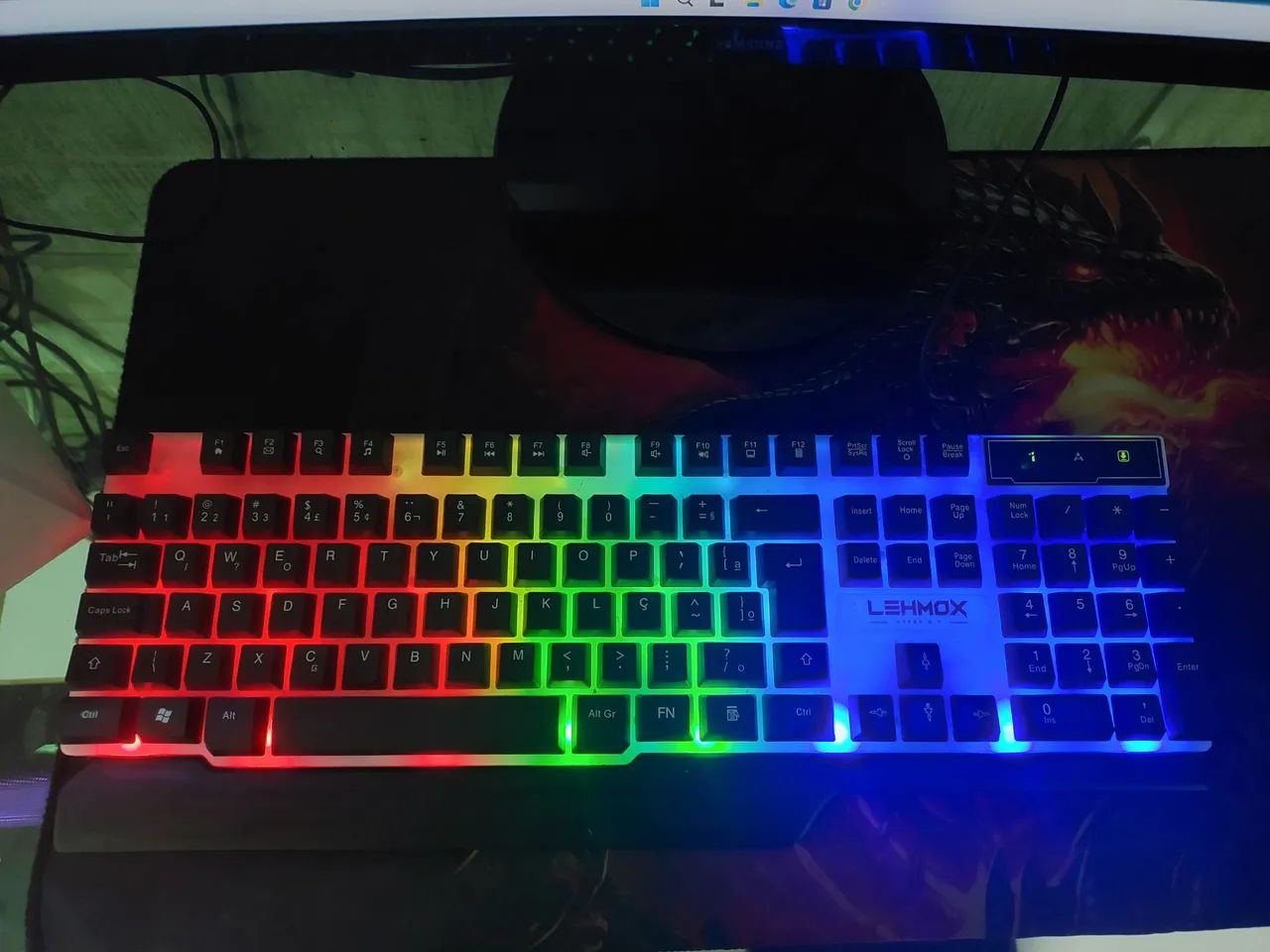 KIT PC GAMER BRANCO - Foto 4