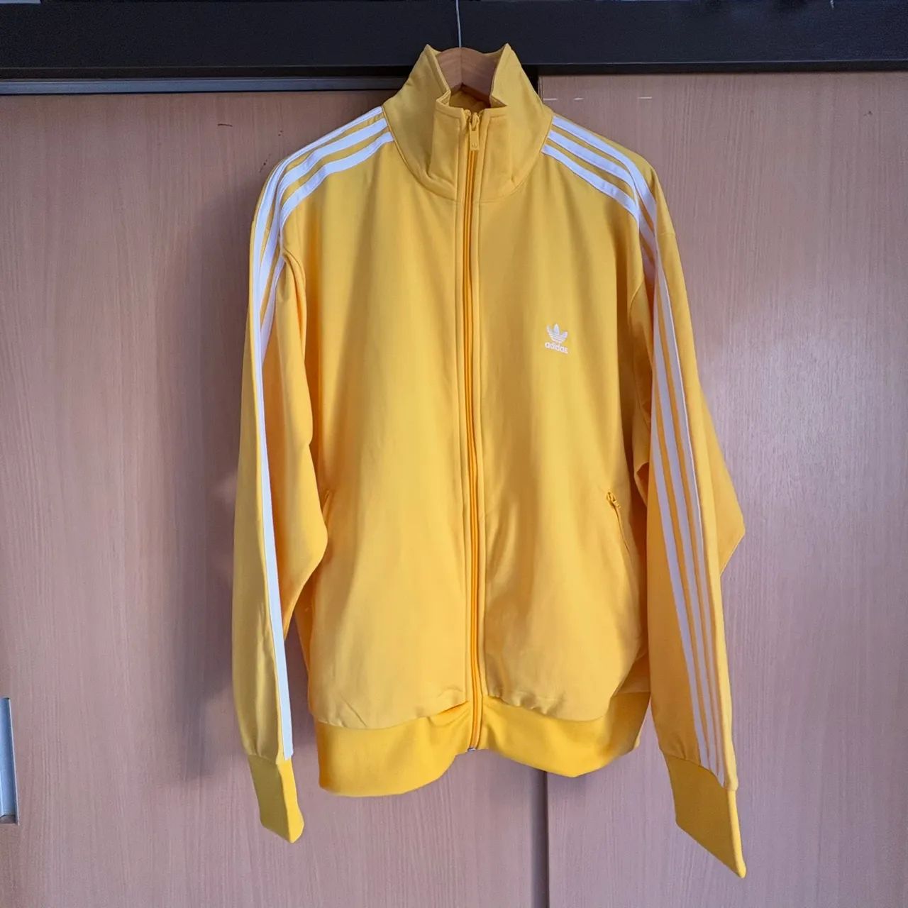 jaqueta adidas firebird amarela
