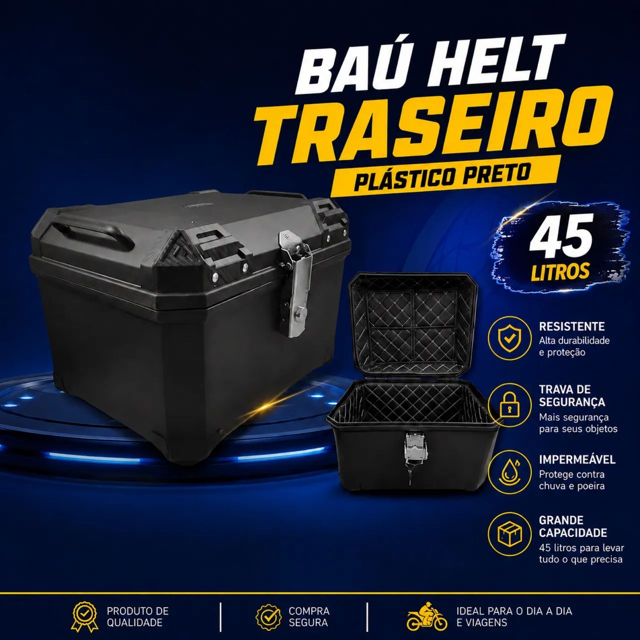 BAÚ 45 LITROS 