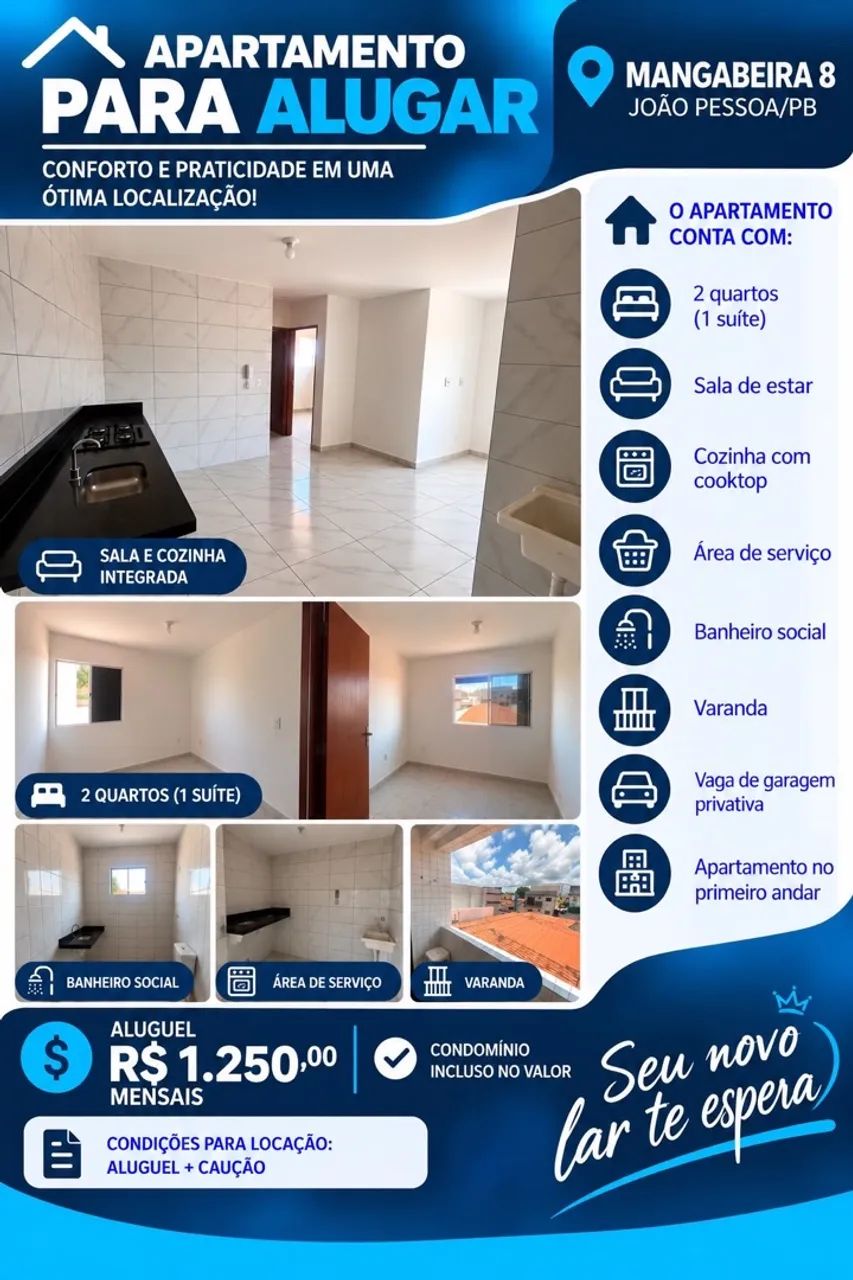 ALUGUEL DE APARTAMENTO 