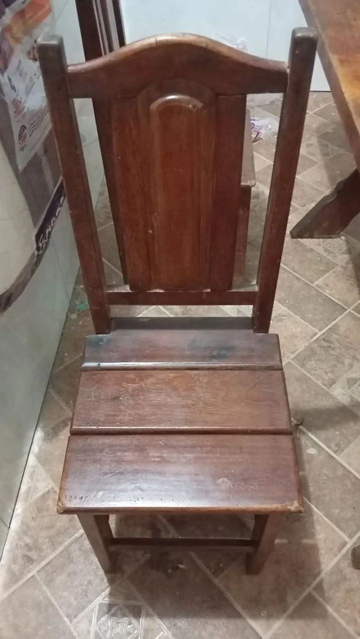 Mesa de Madeira com 5 cadeiras (aceito ofertas) - Foto 3