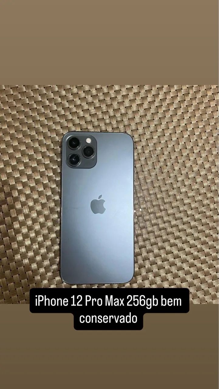 iPhone 12 Pro Max 256gb bem conservado