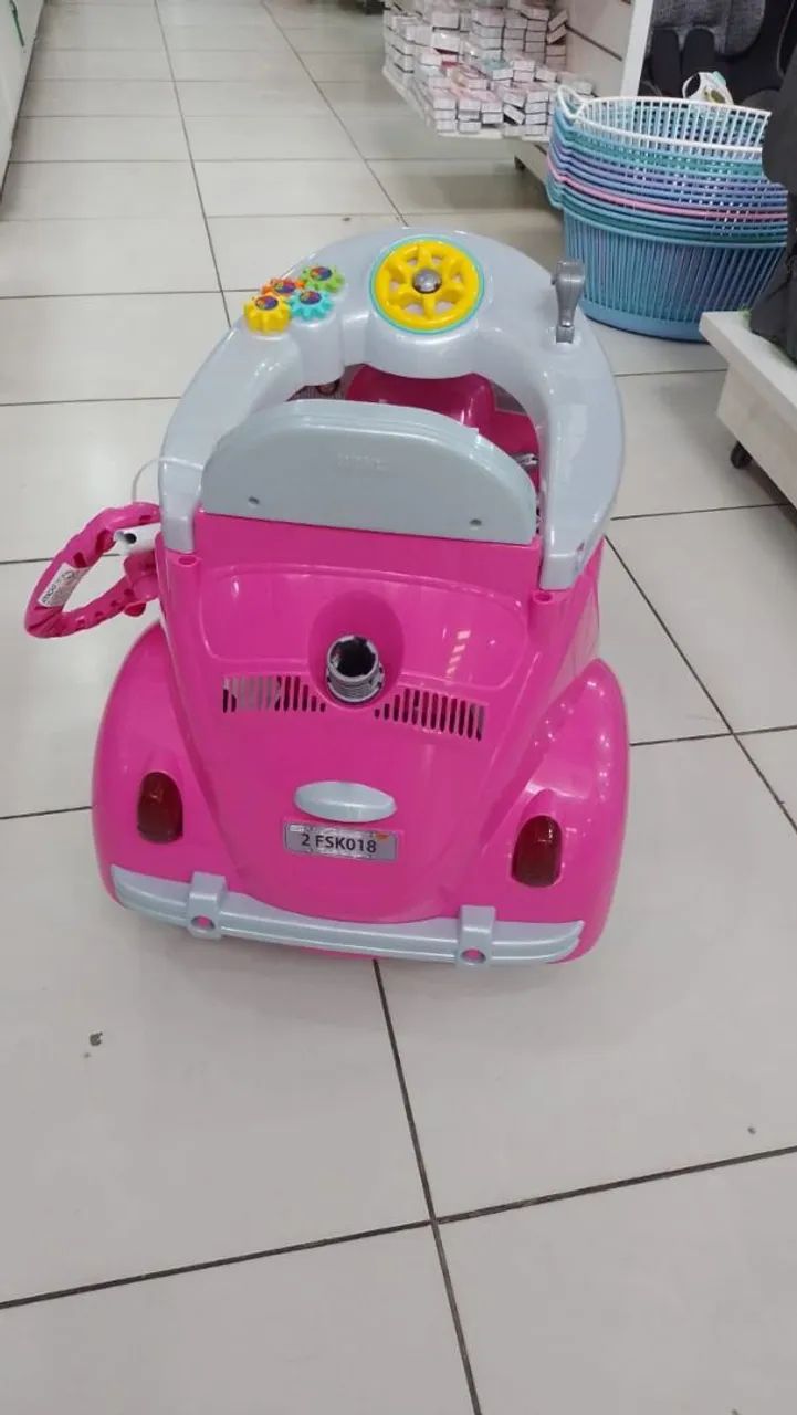 Carrinho rosa  - Foto 3