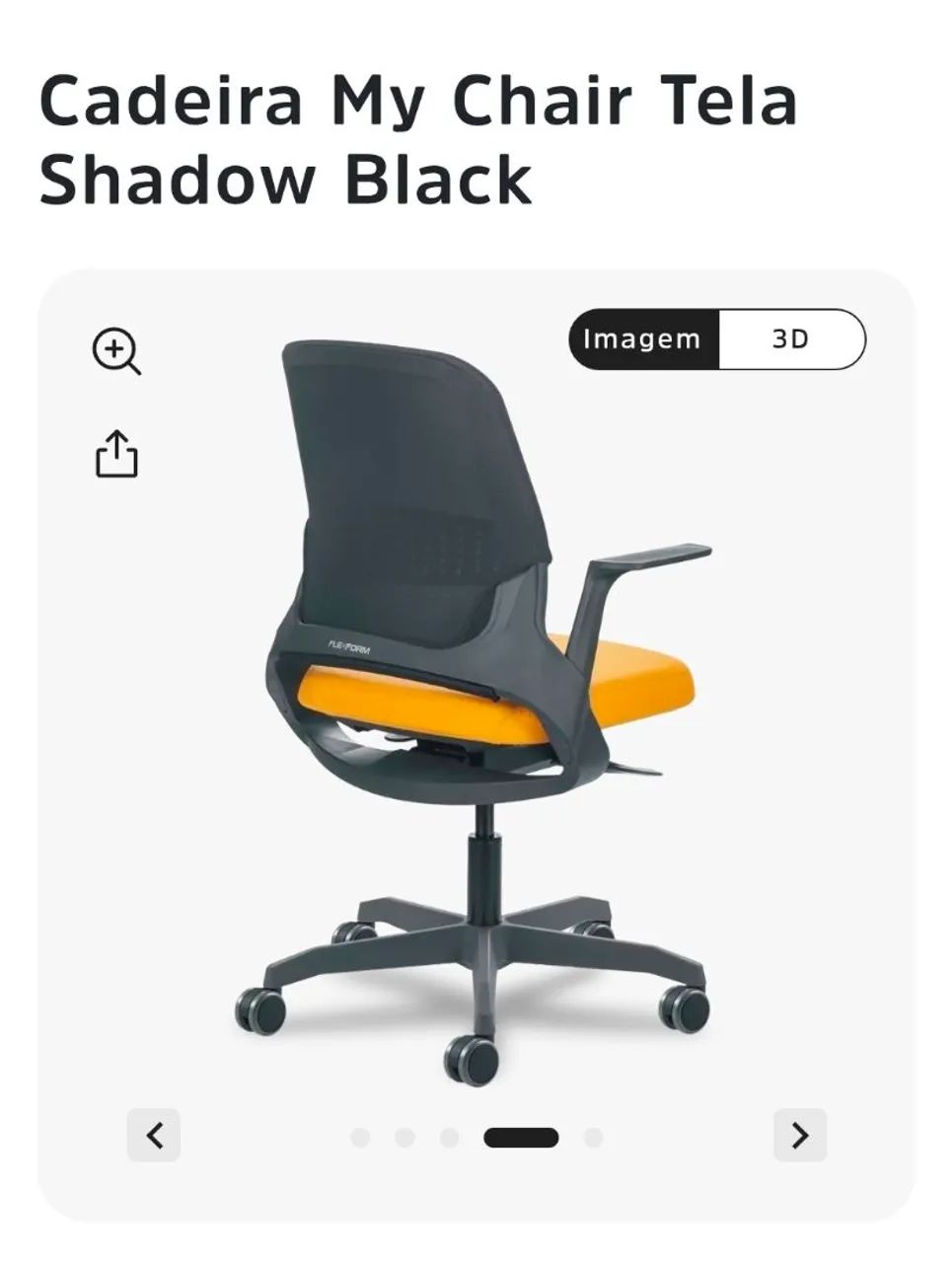 Cadeira seminova escritório Flexform