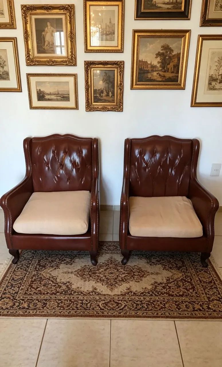 Poltronas estilo clássico colonial!