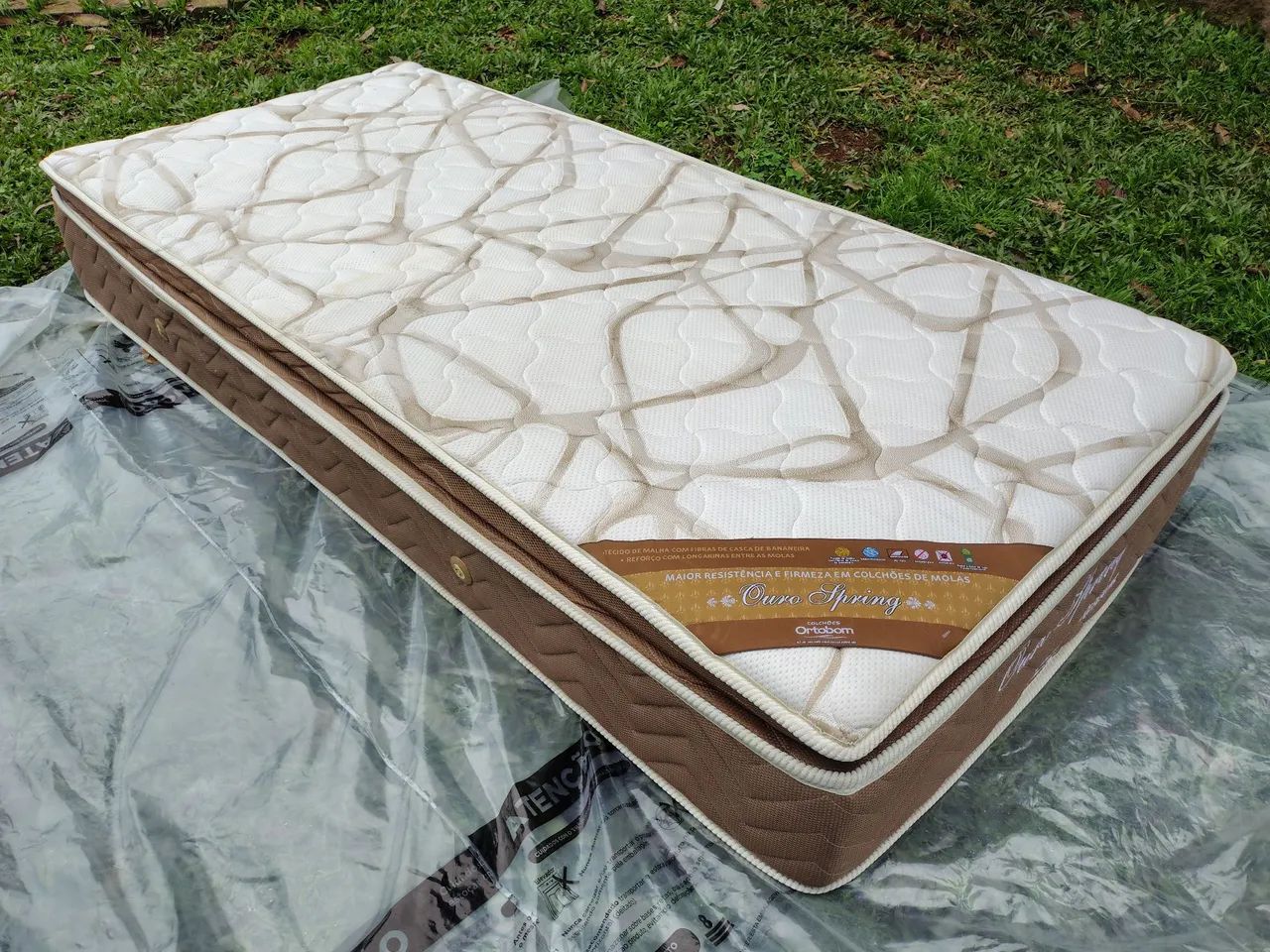 Com entrega colchão solteiro molas  - Foto 2