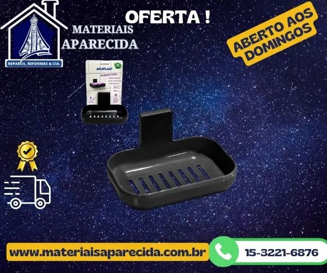 Saboneteira Plastico Adesivo Arqplast
