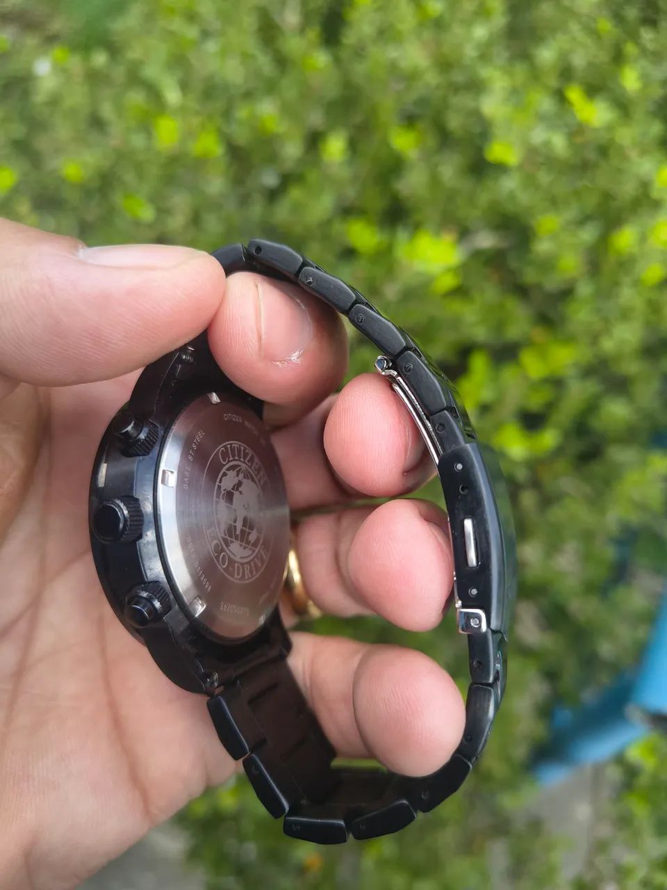 Relógio Citizen Eco-Drive Chronograph Preto (modelo CA0695-84E) - Foto 4