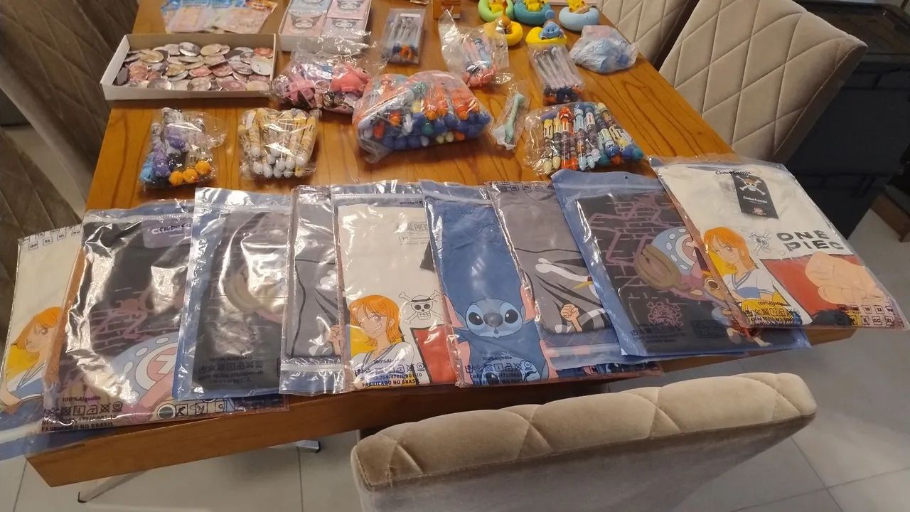 Estoque Produtoa Geek e Papelaria 