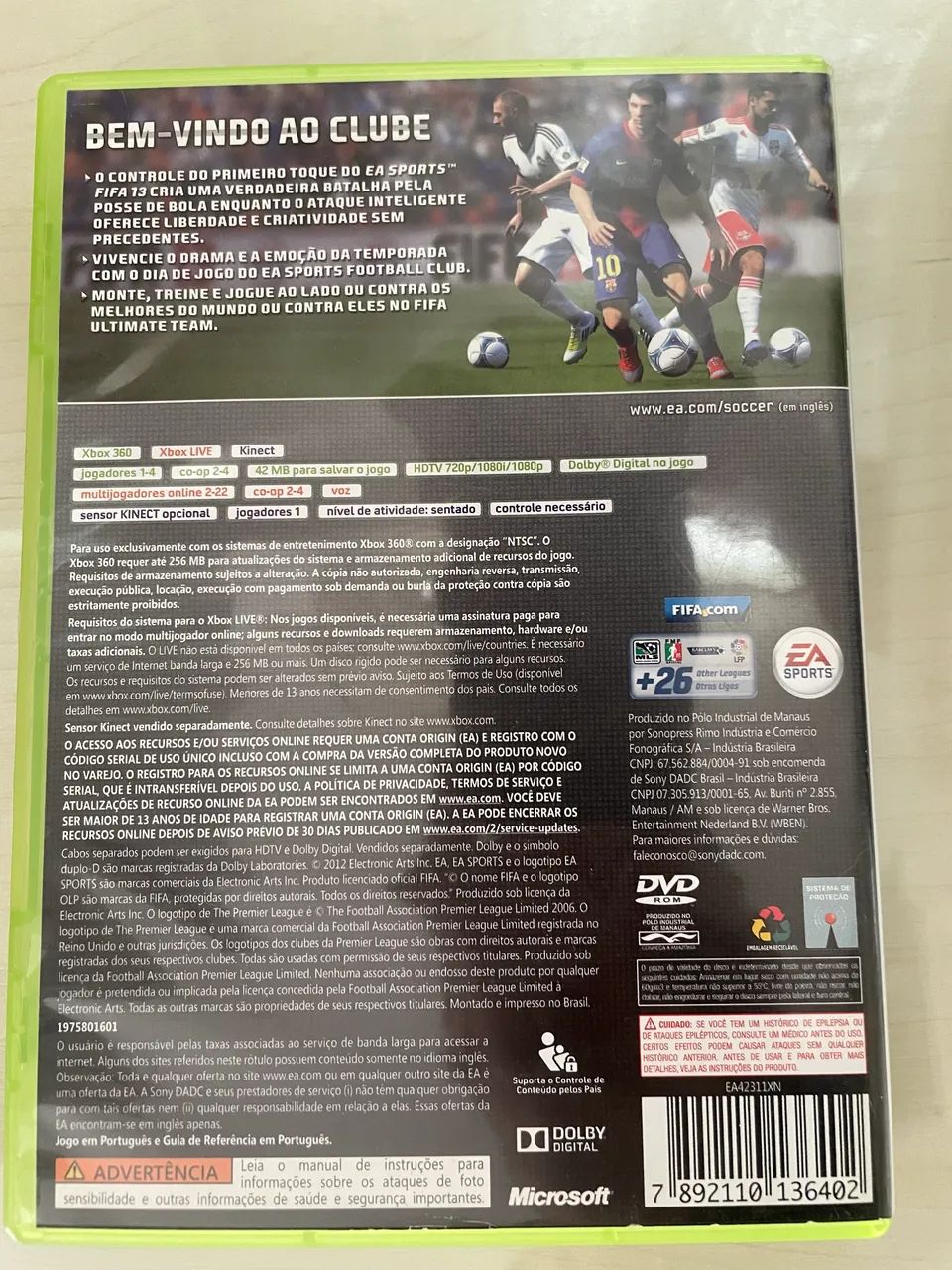 FIFA 13 Xbox 360 Original Completo + Manual - Foto 3