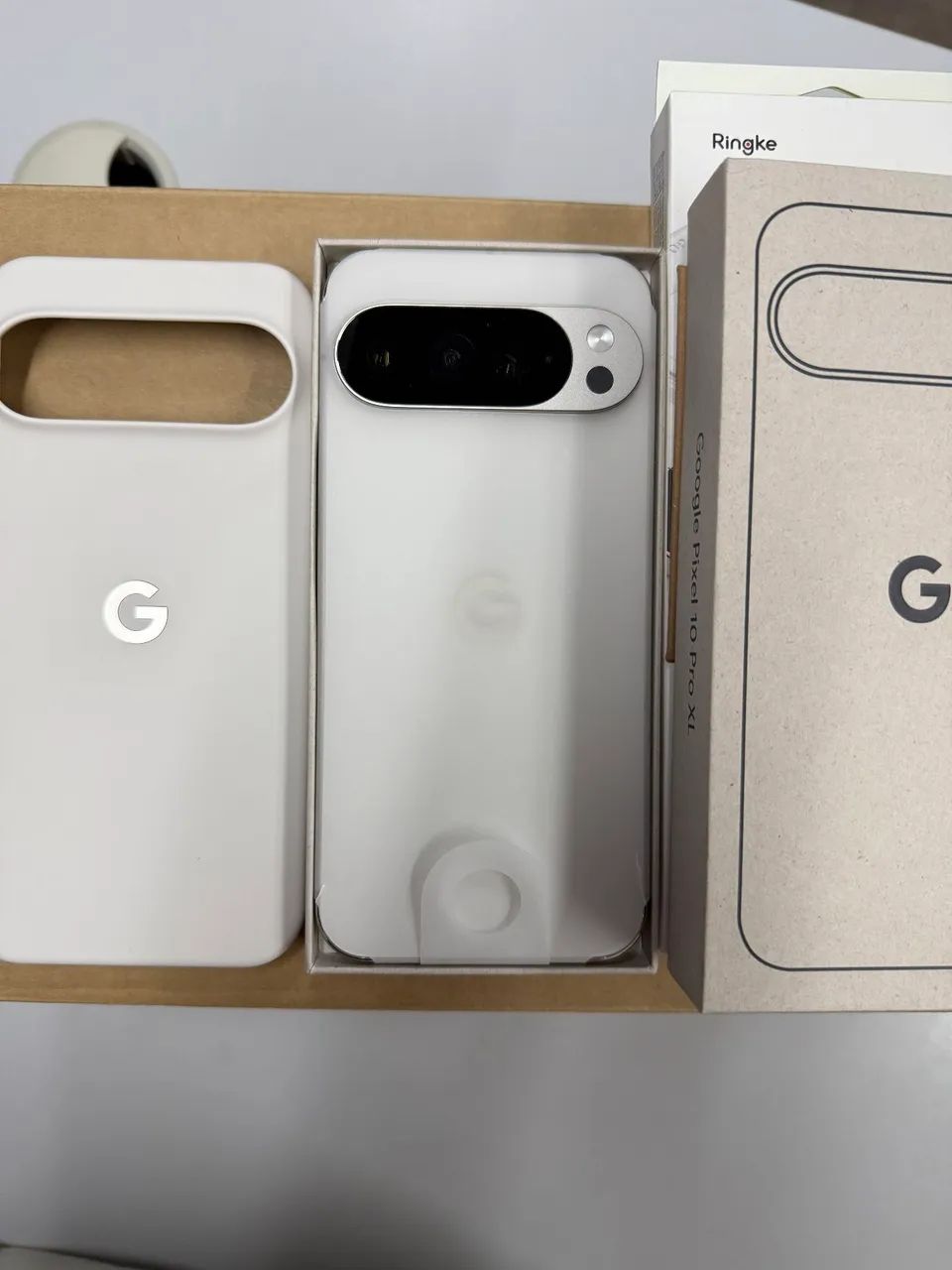 Google Pixel 10 Pro XL, 256GB, Case Original, Par Película Ringke Google Pixel 10 Pro XL, 256GB, Case Original, Par Película Ringke