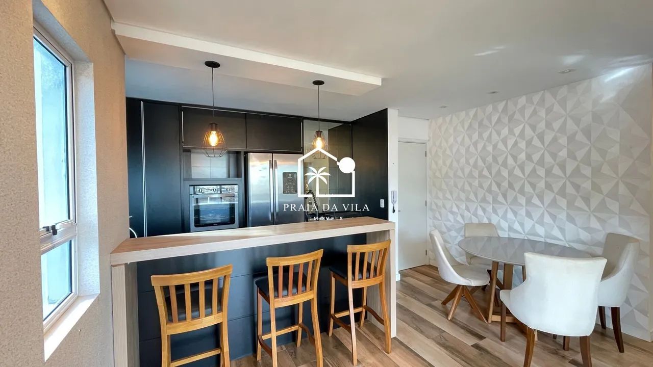 Apartamento 2 dormitórios com suíte, mobiliado, bairro Paes Leme  Imbituba - Foto 4