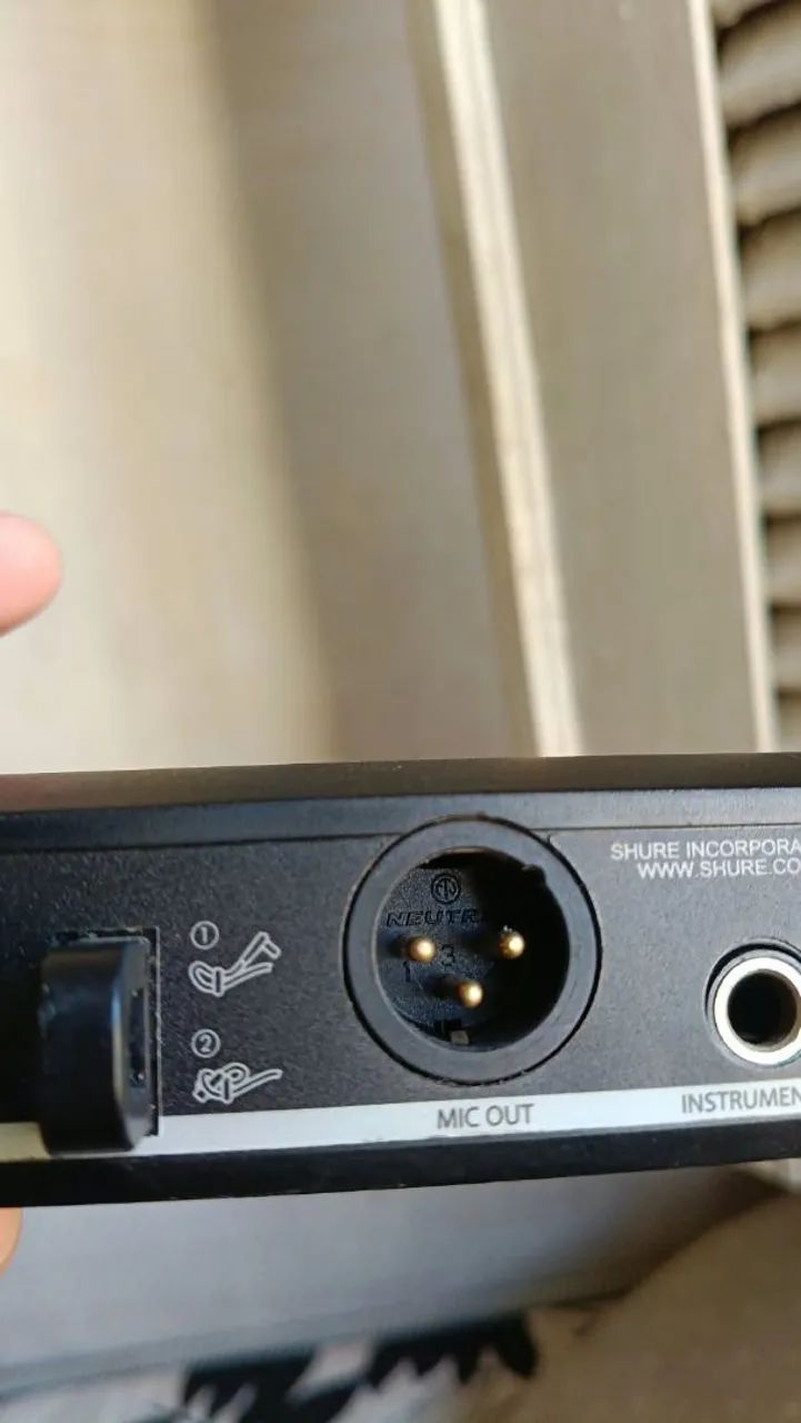 Base microfone shure original blx4 - Foto 2