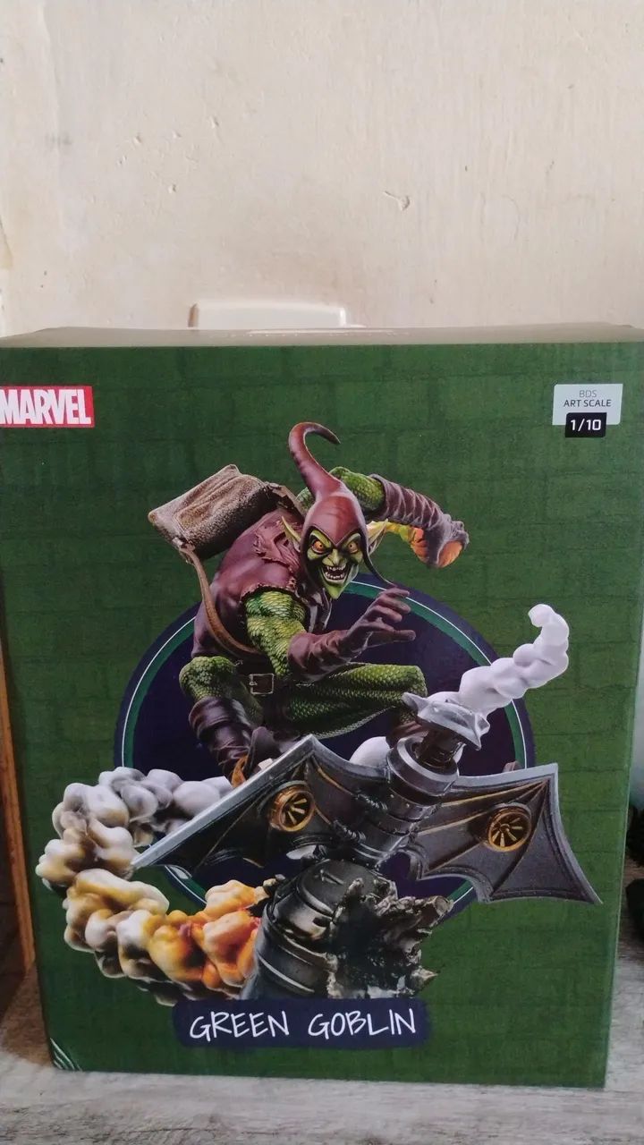 Estátua Green Gobin 1/10 BDS art Scala Marvel comics íron Studio  - Foto 2