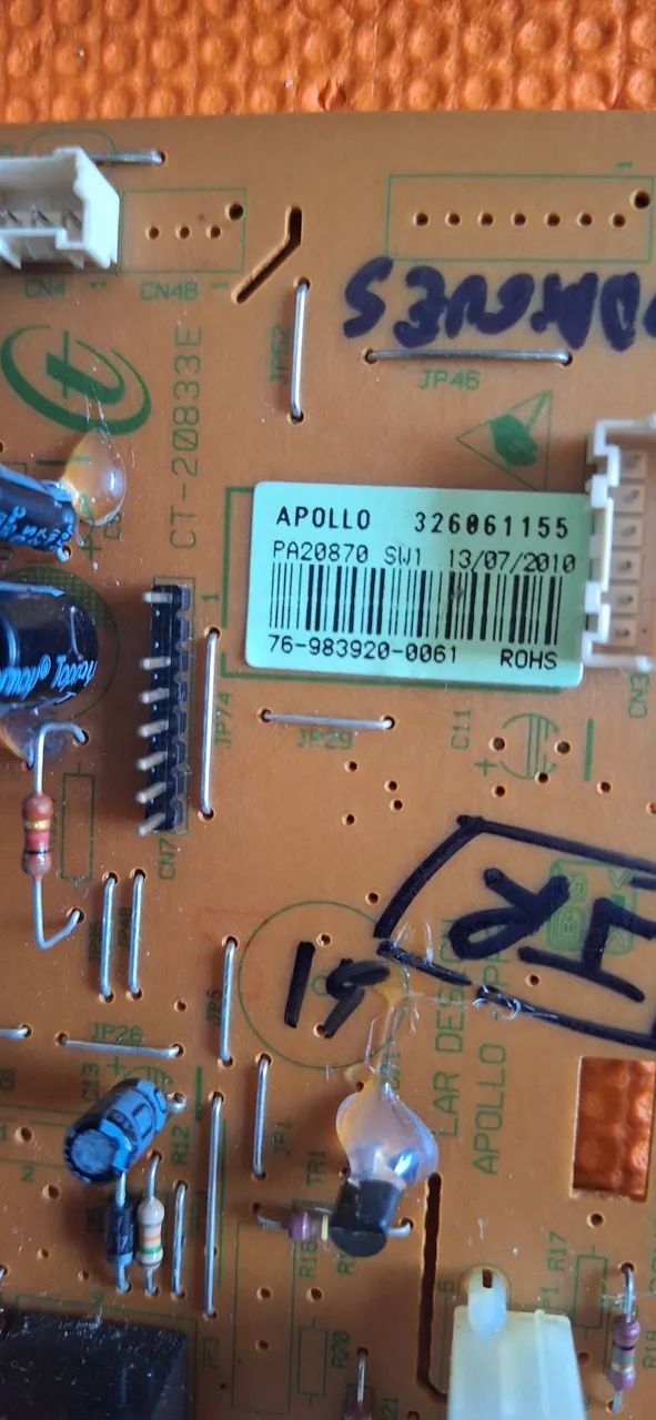 Placa de controle bivolt brastemp bre49b  - Foto 3