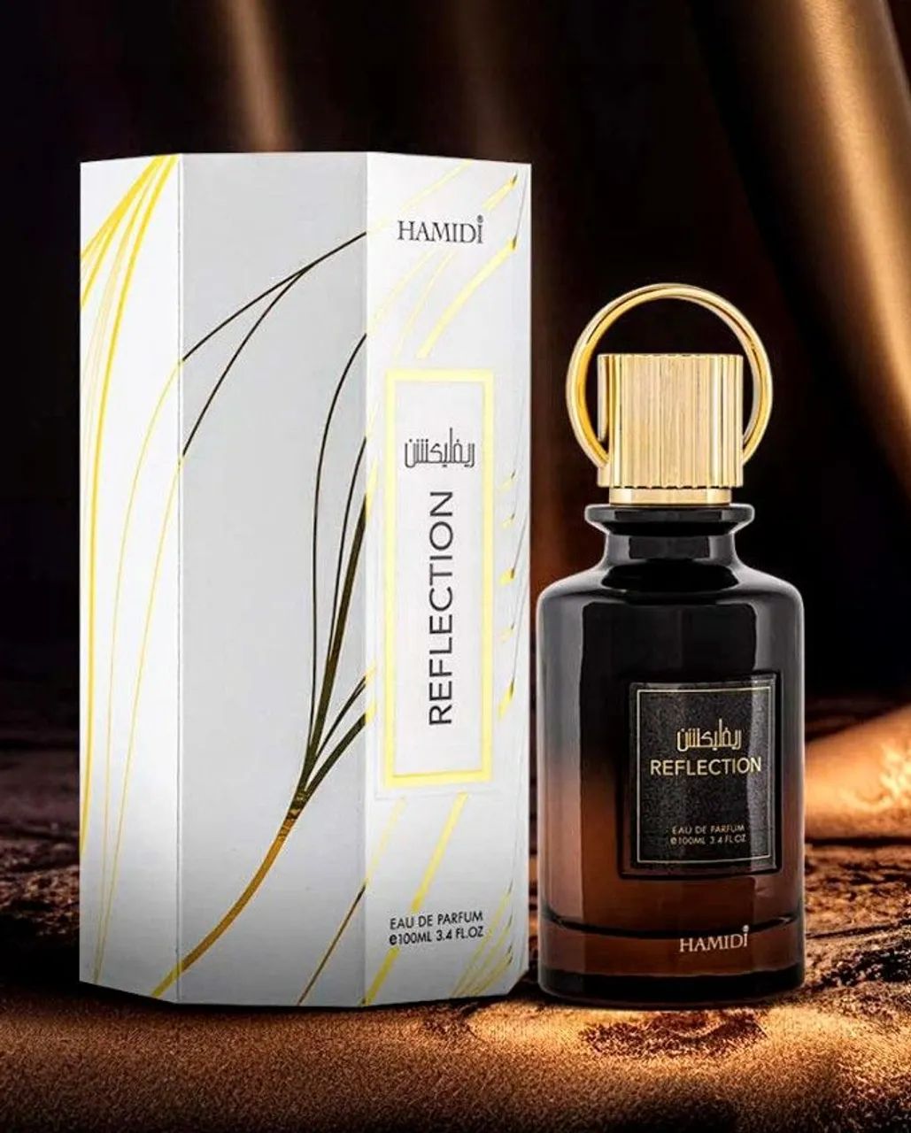 PERFUME ÁRABE REFLECTION HAMIDI MASCULINO 