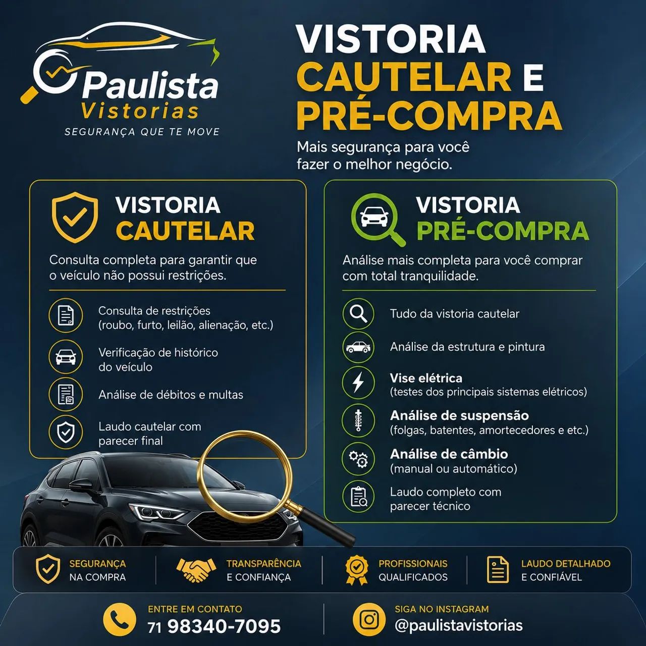 Vistoria Cautelar, Vistoria Pré Compra - Foto 2
