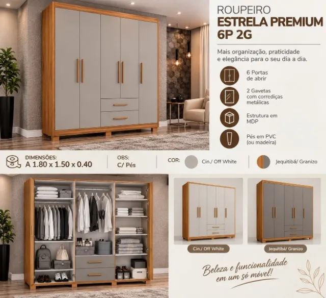 Guarda roupa estrela
