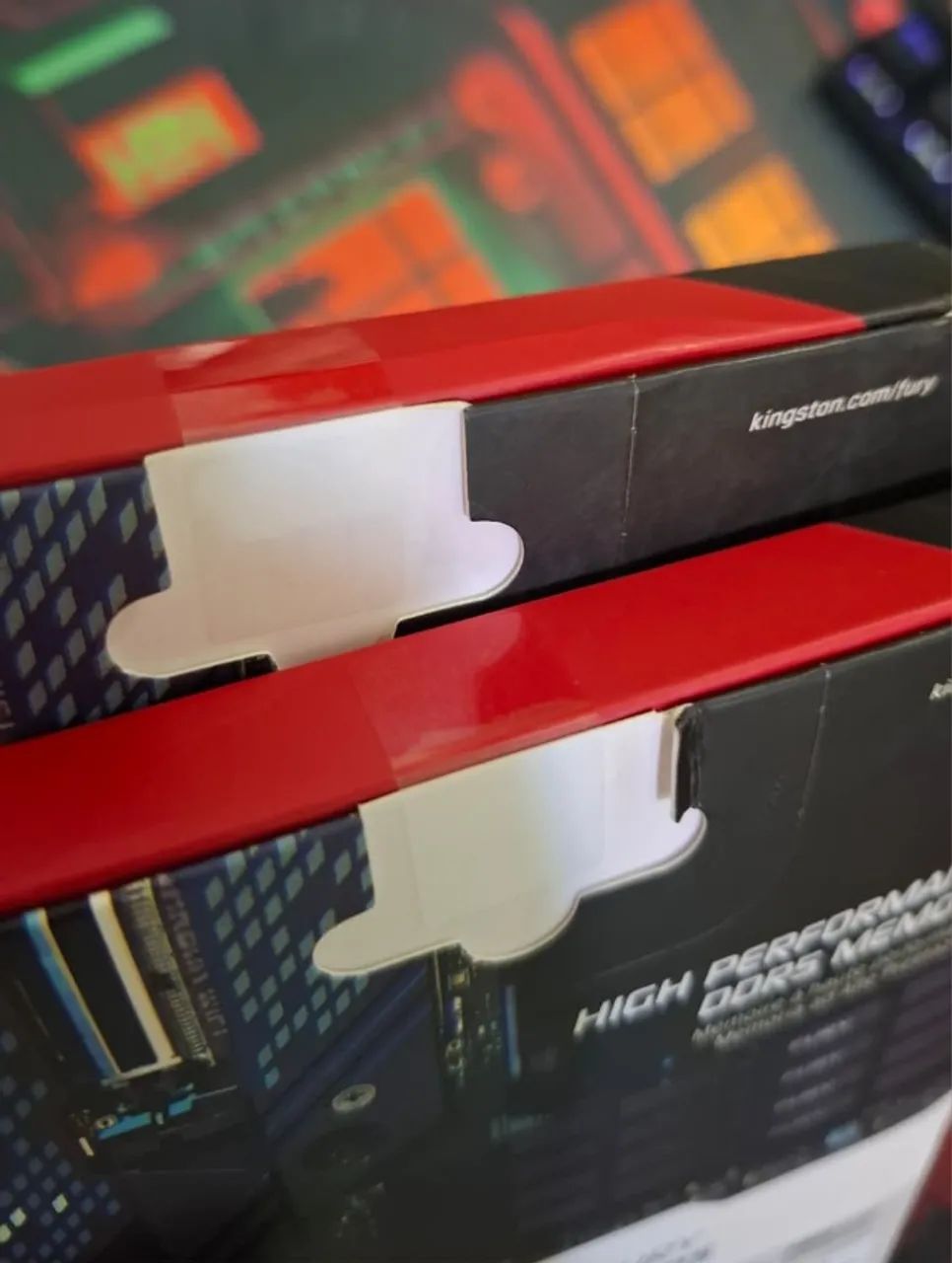 Kit Memória RAM 32GB (2x16GB) DDR5 7600MHz CL38 Kingston Fury Renegade Silver - LACRADO - Foto 2