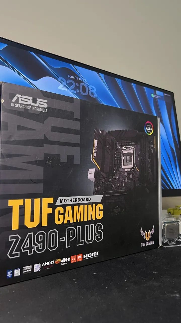 Kit Gamer i5 10600KF + Placa ASUS TUF Z490-PLUS - - Peças de