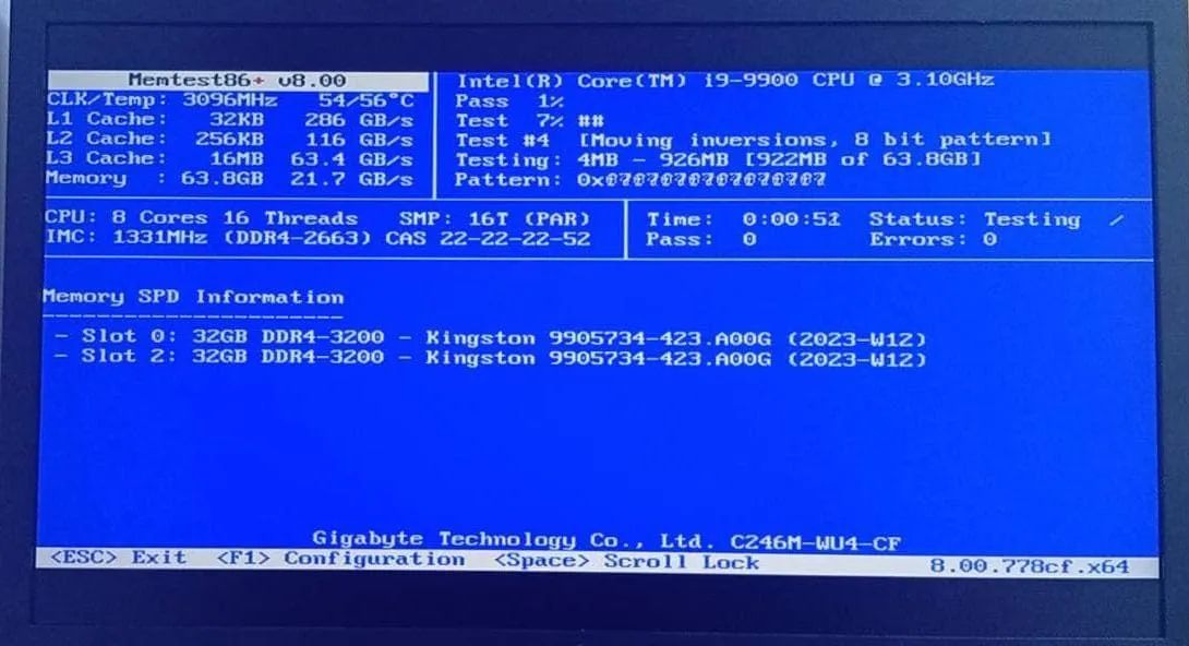 Kit:  i9 9900 + Gigabyte C246M + 64GB RAM + Cooler Dynatron - Foto 2