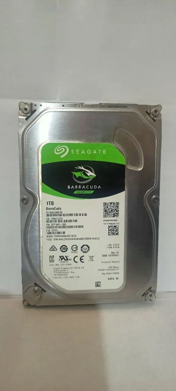 HD Seagate barracuda 1t