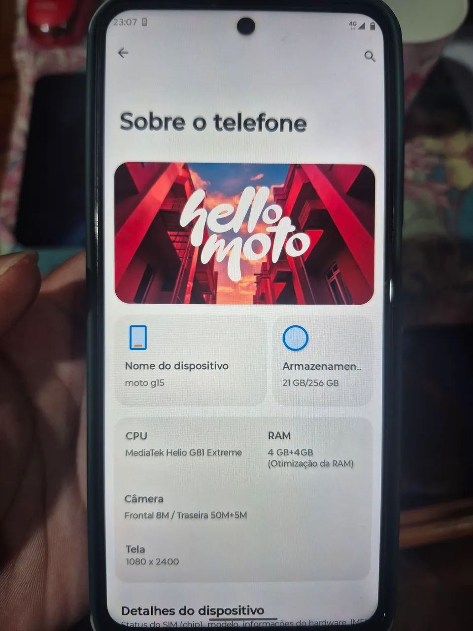 Motorola g 15