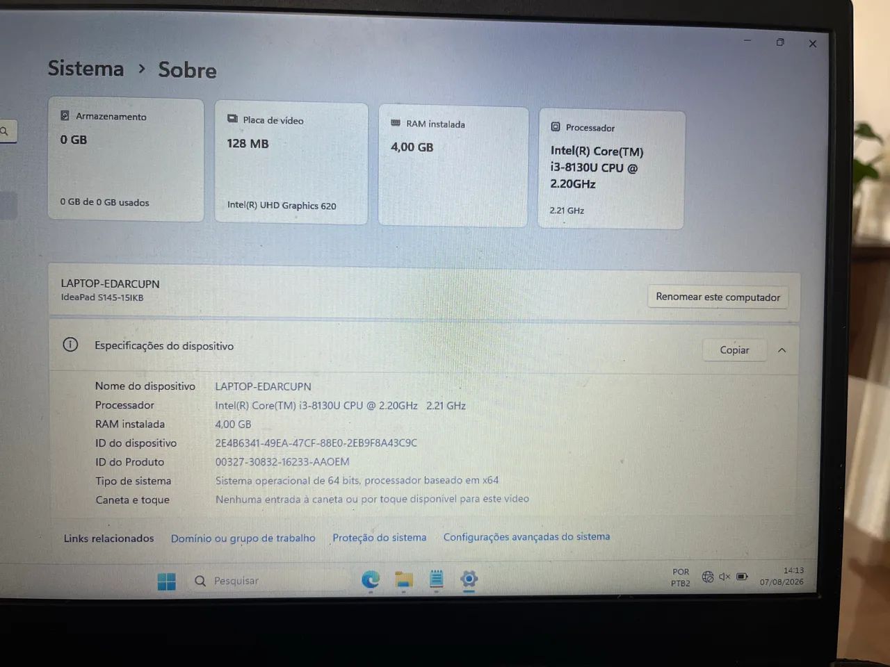 Notebook Lenovo Ideapad S145 - Foto 4
