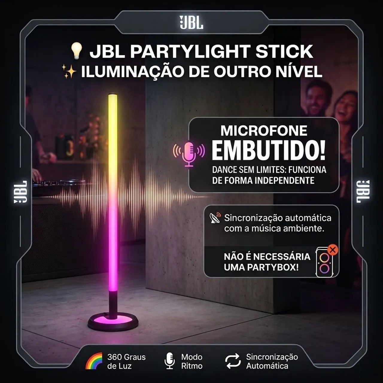 JBL Partylight Stick (Lacrado)