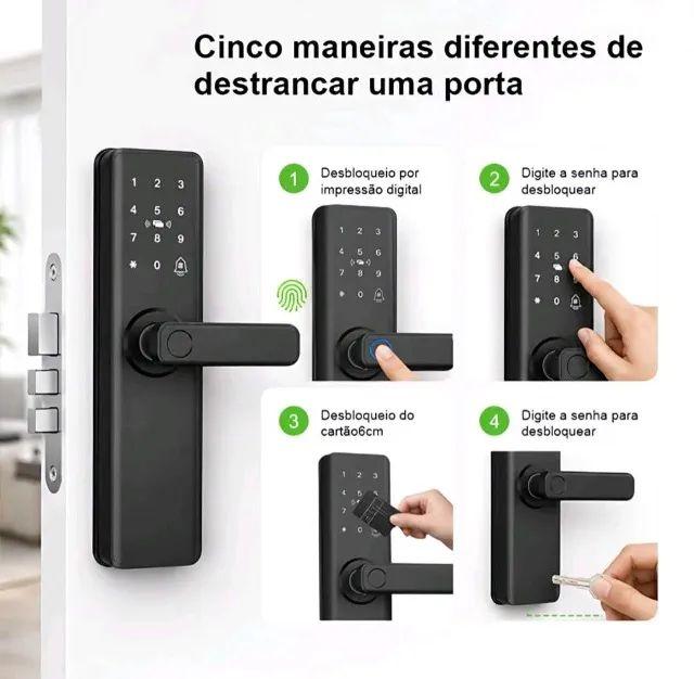 Fechadura Eletrônica Digital com Instalação Gratuita - Foto 2