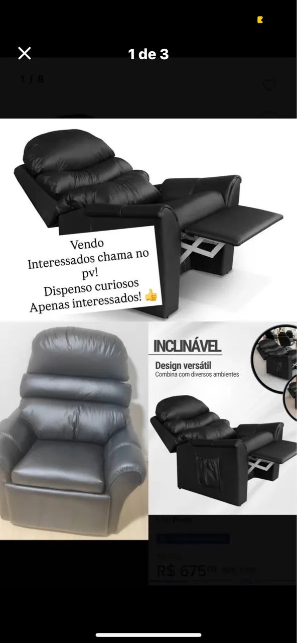 Poltrona reclinável 